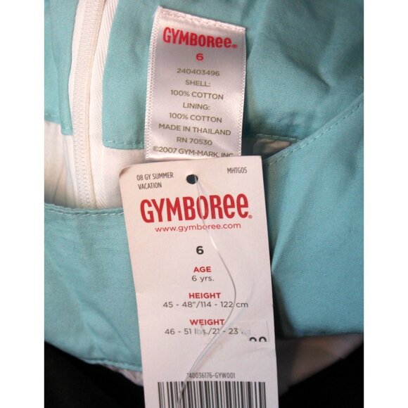 2008 Gymboree Palm Springs Striped Tank Top Shirt sz 6 Florida Vacation Beach - Picture 6 of 7